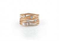 Anello Annamaria Cammilli Donna Dune in Oro rosa Diamante 0.22 Ct GAN0914J-14 - GAN0914J-14